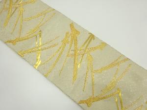 アンティーク　松葉に小葵模様織り出し袋帯（材料）